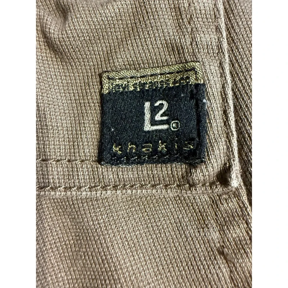Vintage Levi's L2 Cargo Shorts Mens‎ Size 38x12 Khaki Baggy Loose Fit 1999 Y2K